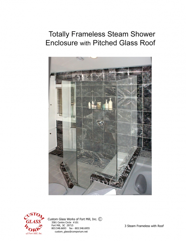 Step-Up Steam Frameless with Roof